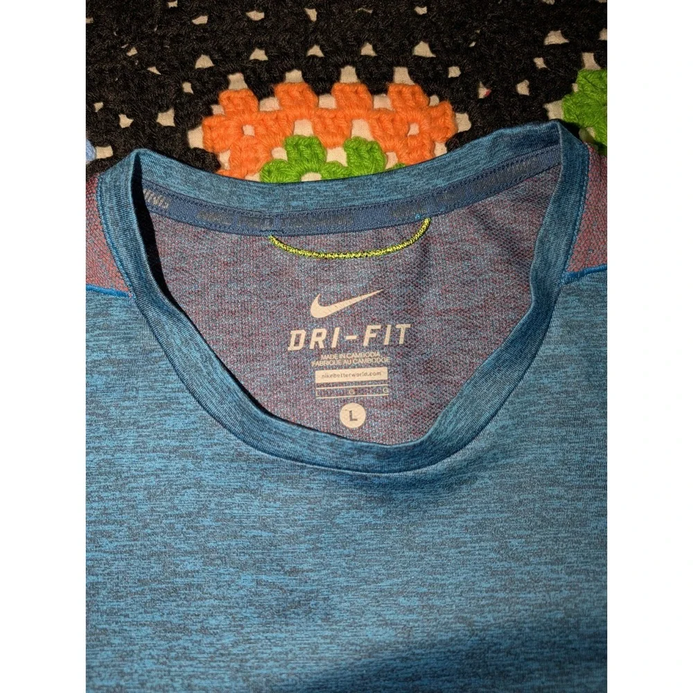 Nike Dri Fit Long Sleeve Shirt Ultimate Seamless Running‎ Tennis Large